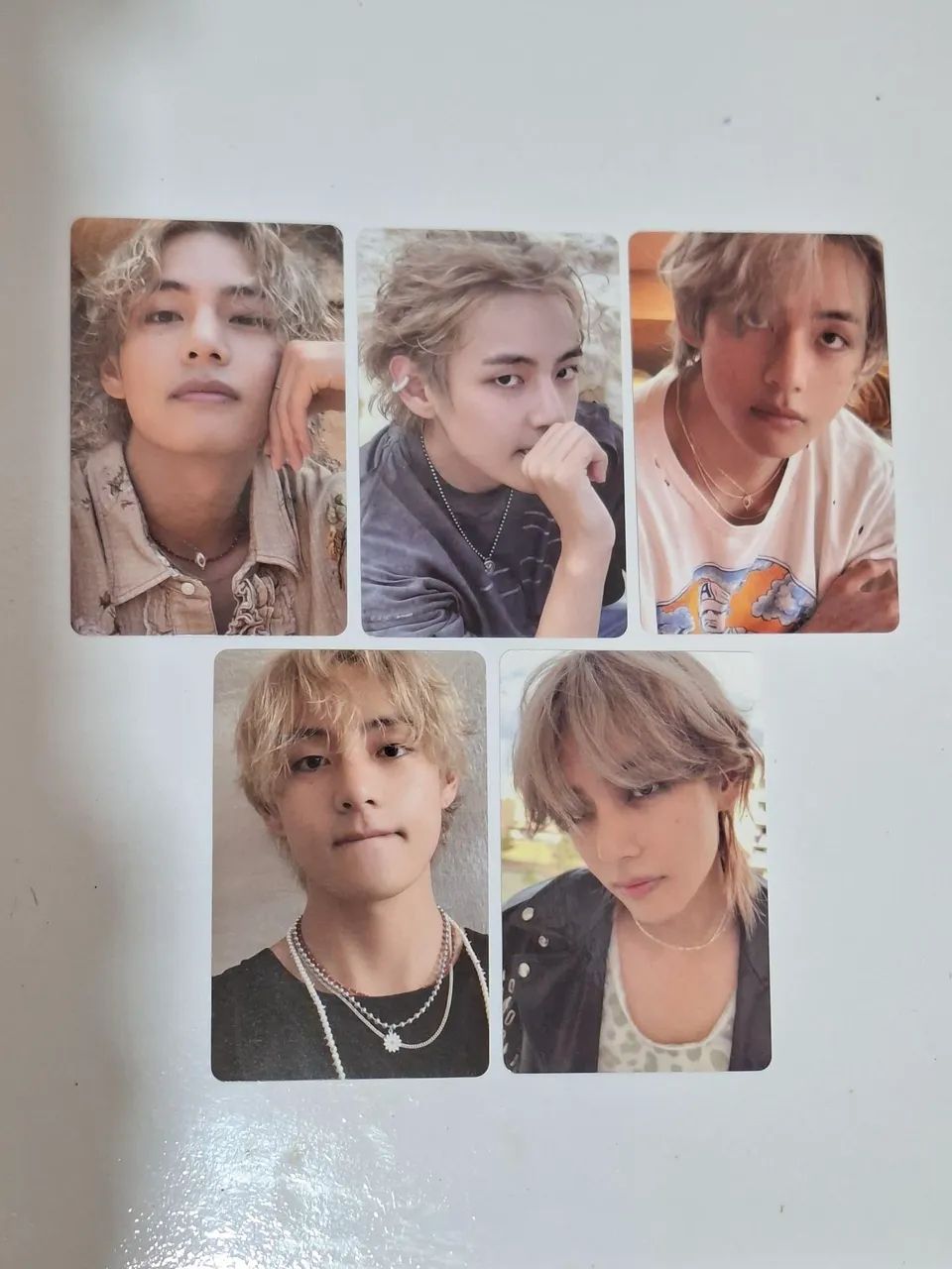 Kit 5 Photocards V (Taehyung) BTS - Layover - Oficiais.  - Foto 2