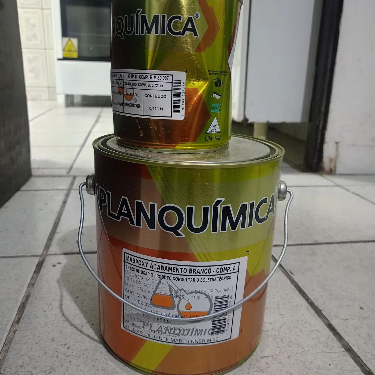 Tinta epóxi branco 