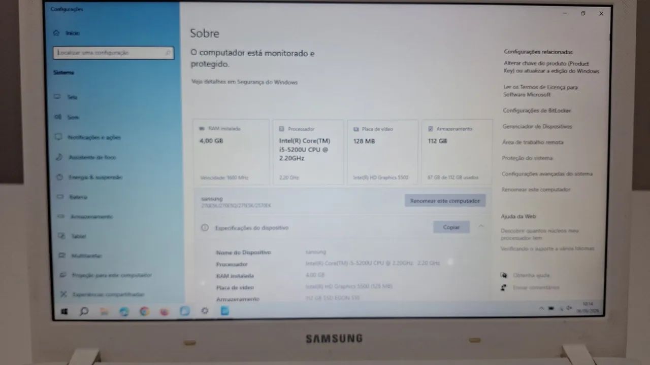 Notebook Samsung I5 - Foto 3