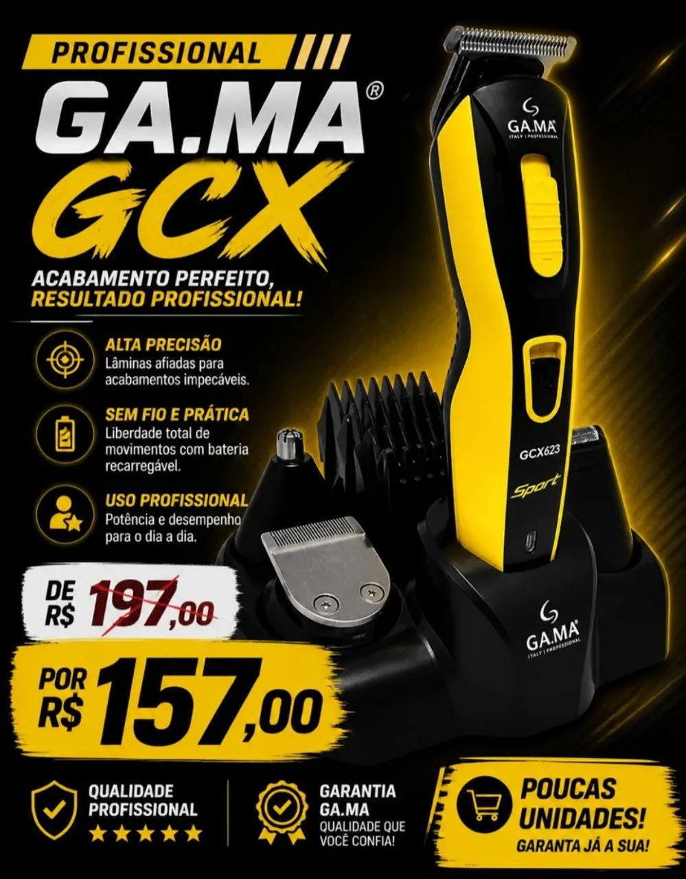 Maquina de cortar cabelo 