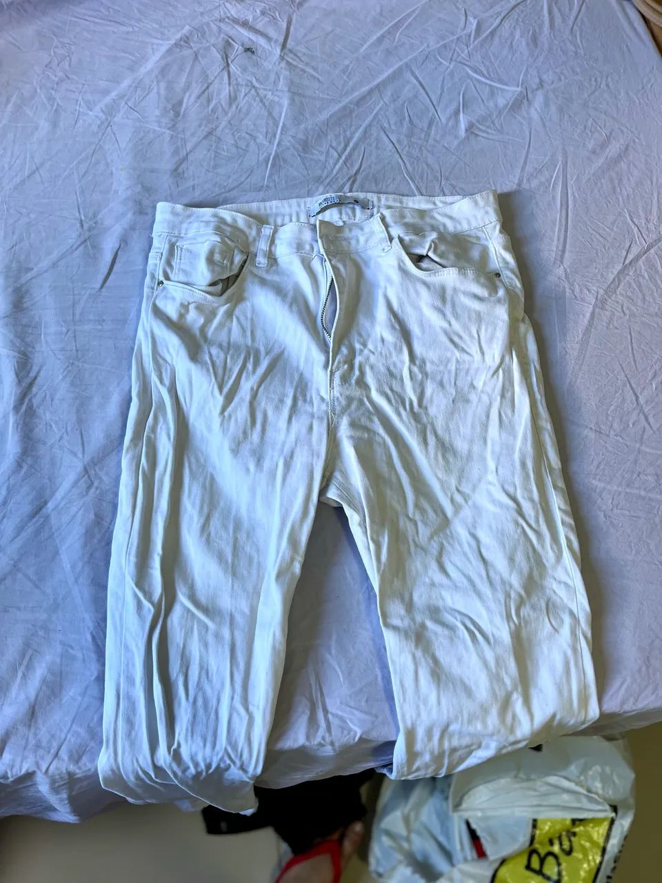 Calça branca - TAM G 46 - Foto 2
