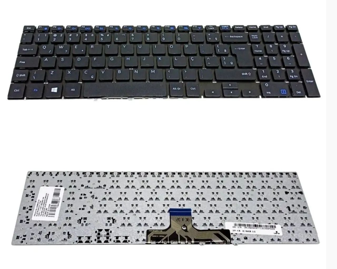 Teclado para notebook Samsung NP350XBE Preto - Foto 2