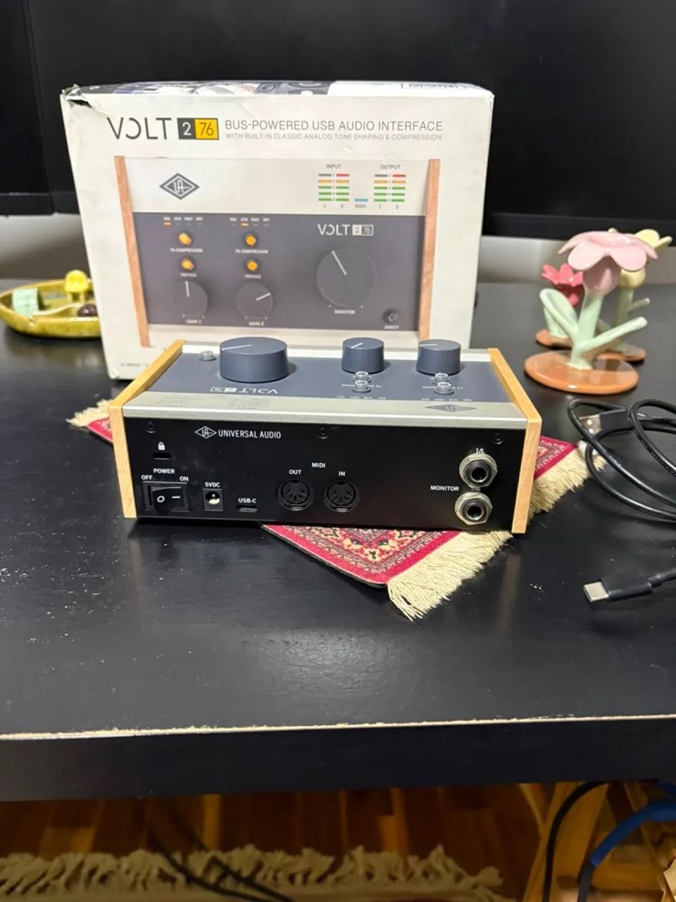 Interface de Áudio Universal Audio Volt 276 USB-C - Com Caixa Original - Foto 4