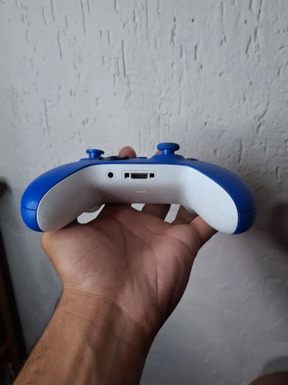 Controle Original Xbox Azul  - Foto 4