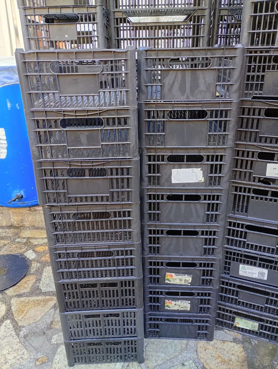 CAIXA PLÁSTICA PARA ORGANIZAR SEUS OBJETOS ESTOQUE DE FÁCIL ENCAIXE E EMPILHAMENTO LEVE - Foto 5