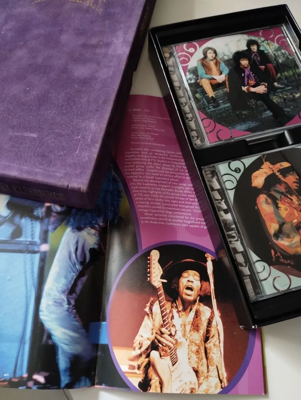 MAX LIVE CONTACT 1998 アートブック Box Set The Jimi Hendrix Experience 4 CDs RARO Blues Rock Guitar