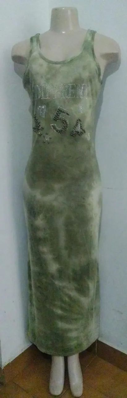 VESTIDO LONGO DE MALHA ONSAY
