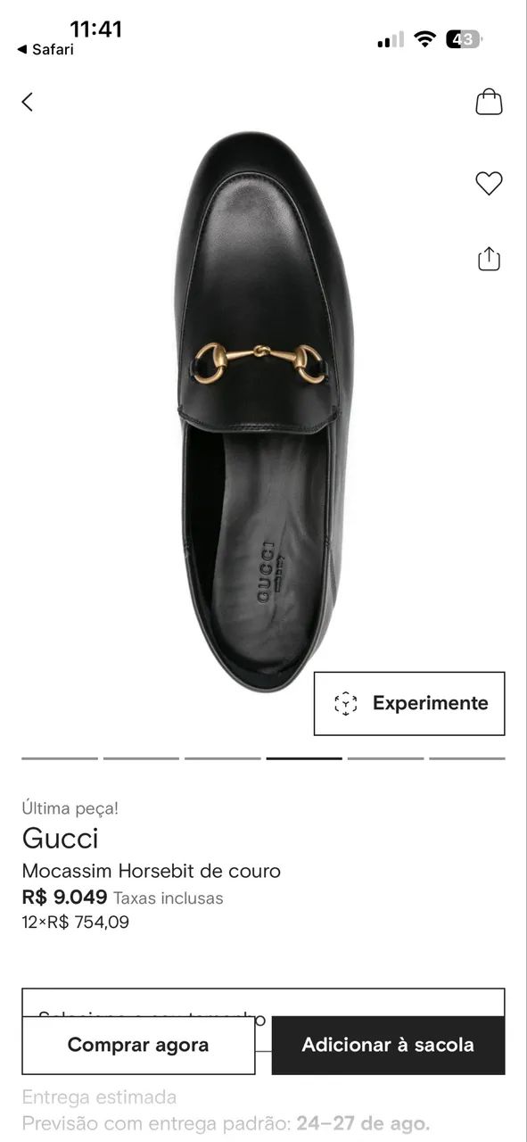 Mocassim Gucci HORSEBIT - Foto 2