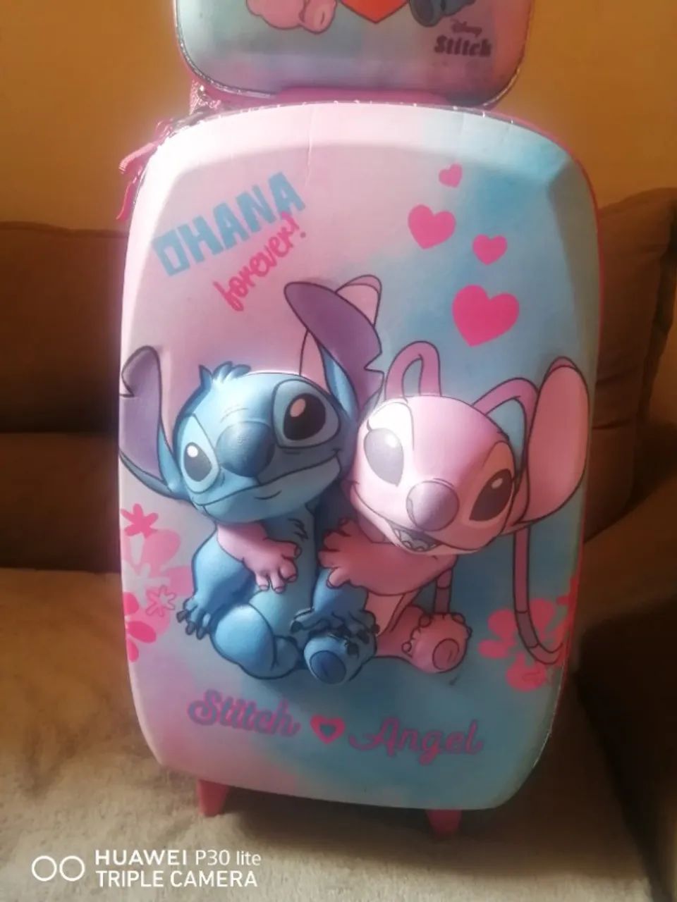 Kit Mochila 3D + Lancheira Stitch Disney