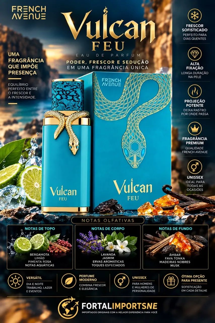Perfume Árabe Vulcan Féu