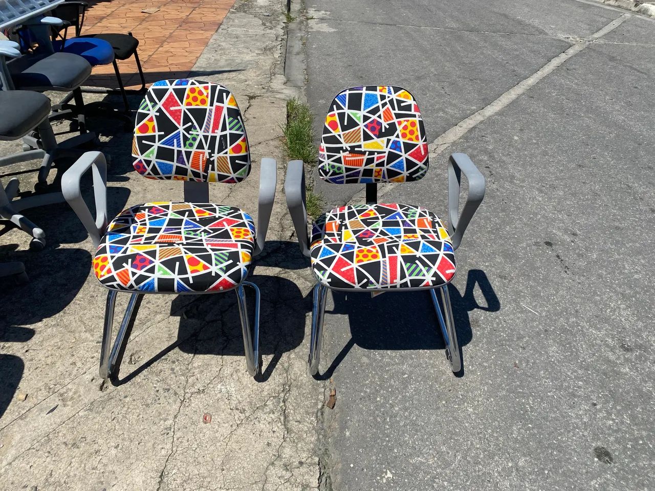 Cadeira Decorativa Romero Britto 