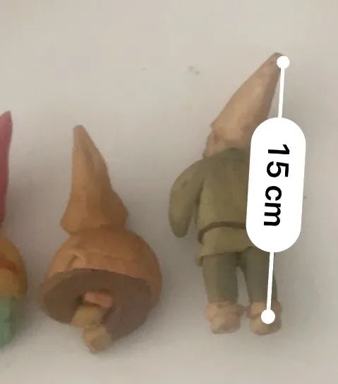 Três duendes antigos artesanato - Foto 2