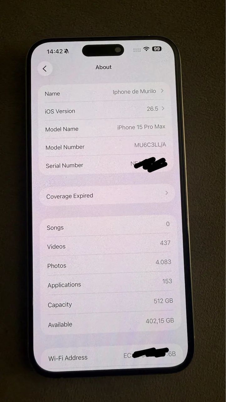 iPhone 15 Pro Max- 512 GB - funcionando 100%! - Foto 5