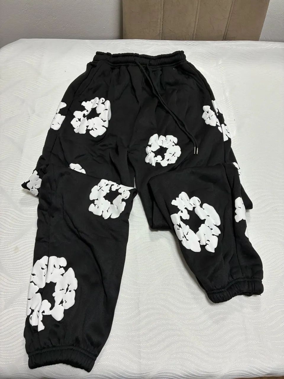 Calça moleton denim tears tamanho M nova