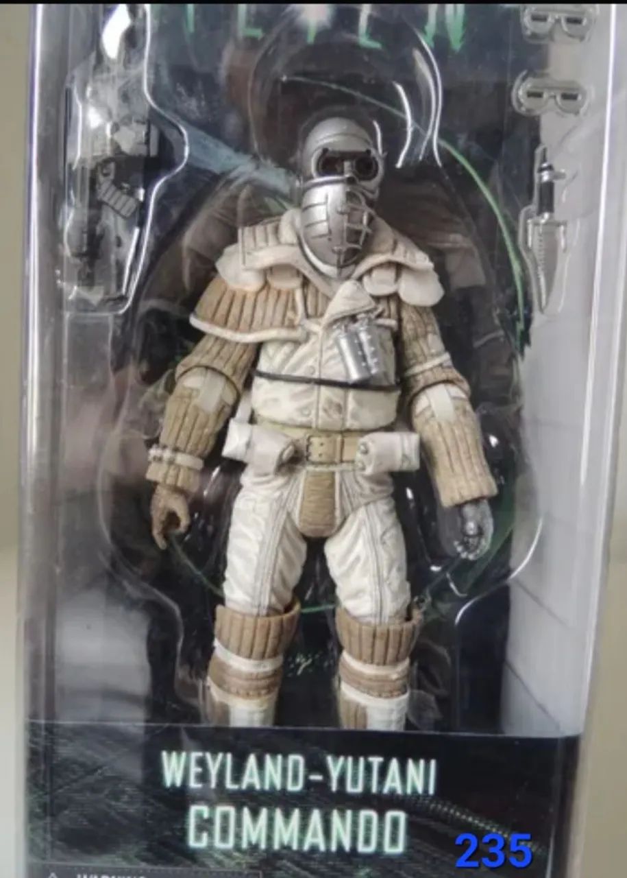 Boneco commando weyland yutani aliens 3 Neca action figure 