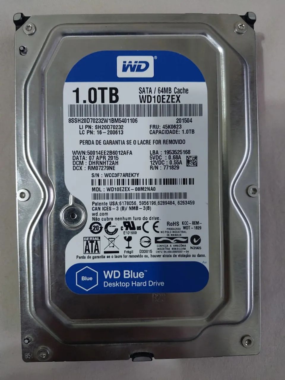 HD Western Digital Blue 1tb