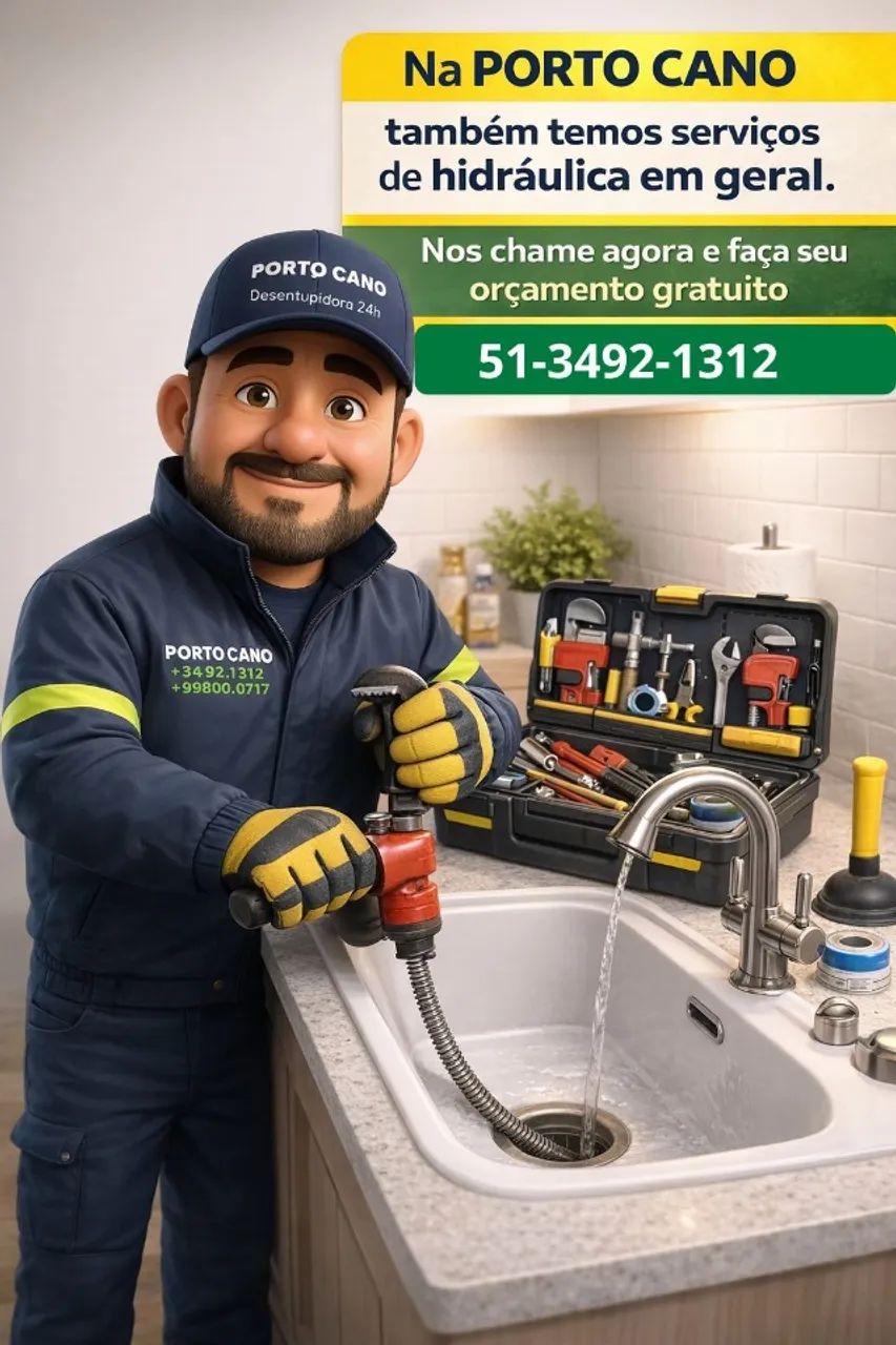 Desentupidora Porto Cano Atendemos  Porto Alegre e Região Metropolitana Orçamento Gratuito - Foto 6