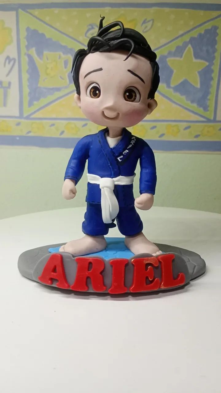 Boneco Lutador de judô em Biscuit  - Foto 2