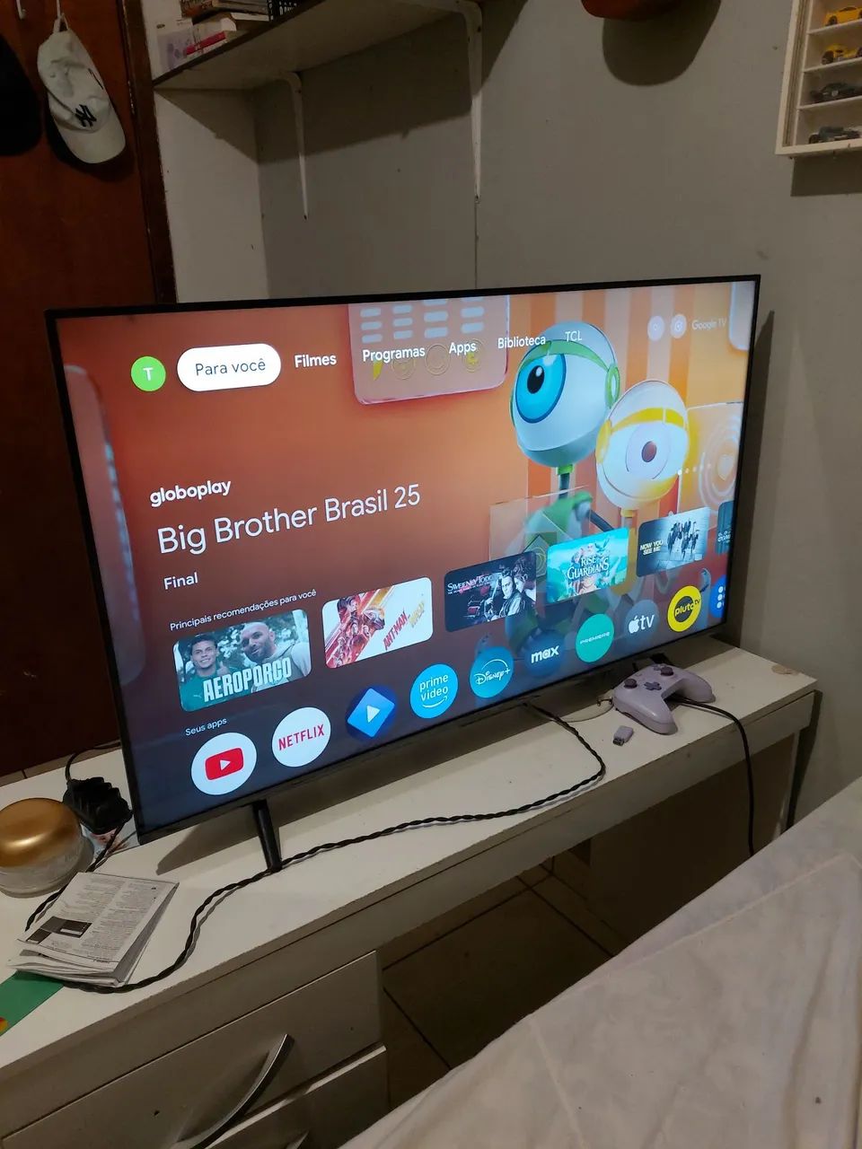 TV TCL P755 4K  HDR10+ DOLBY VISION 43 POLEGADAS - CAIXA - NOTA FISCAL-