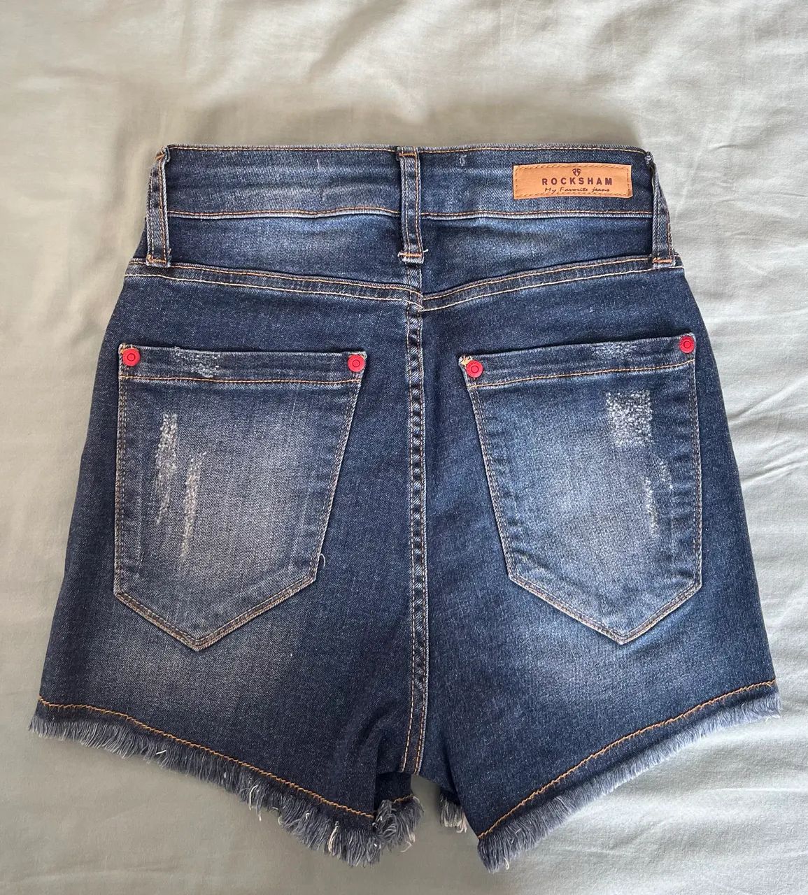 Short azul Rocksham TAM 36 - Foto 3