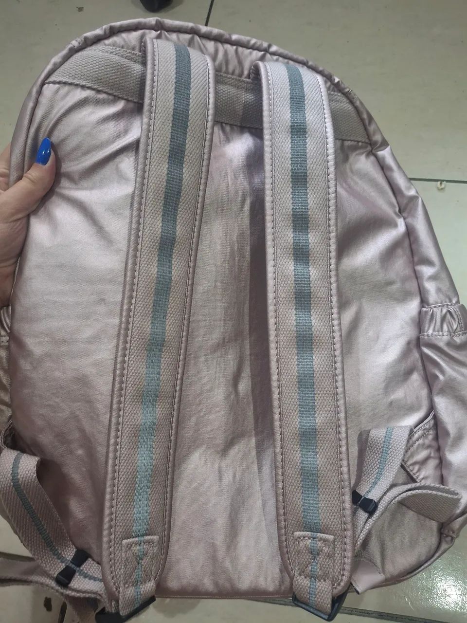 Mochila kipling bronze pink met - NOVA nunca usada - Foto 3