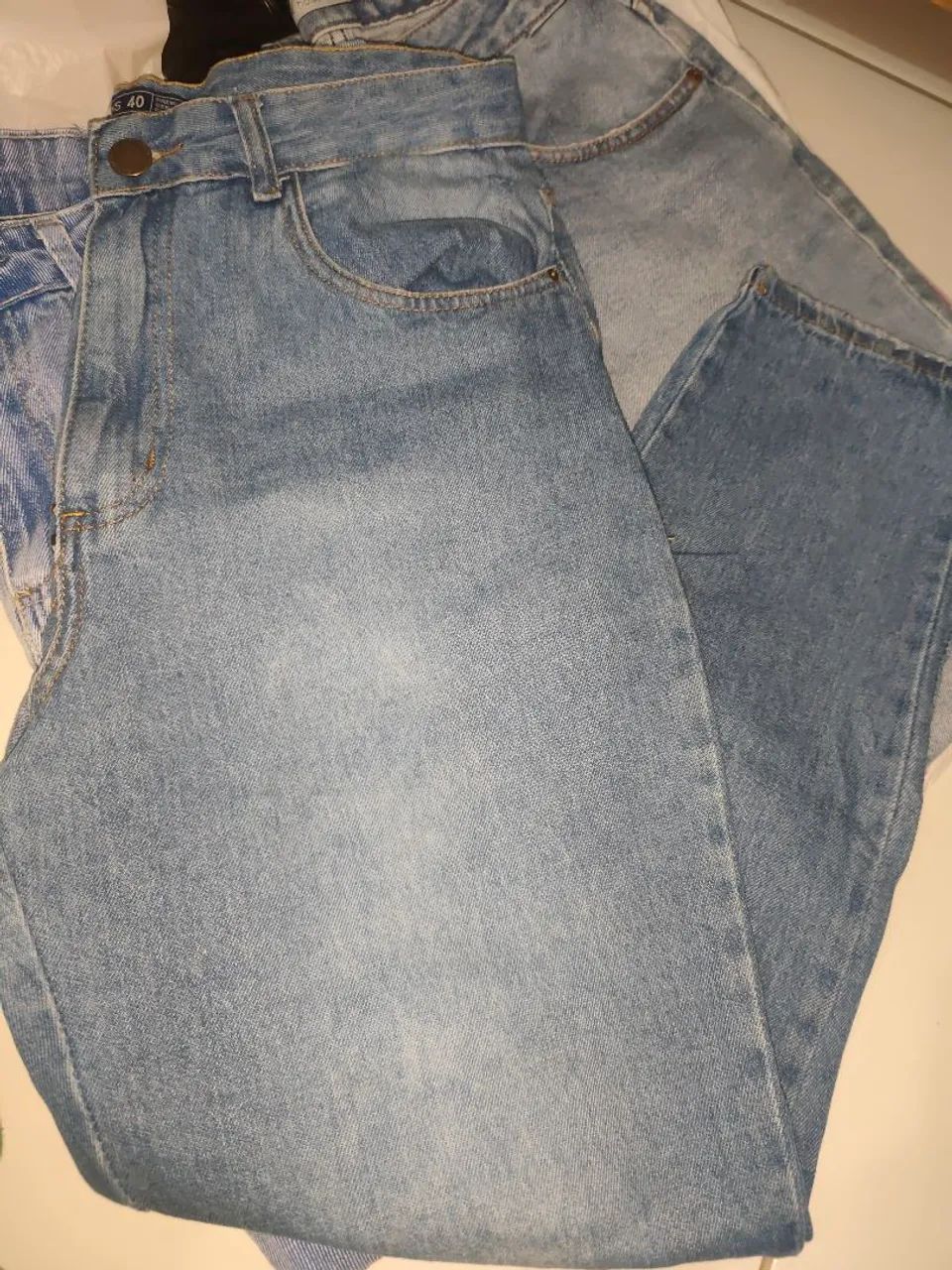 CALÇA JEANS FEMININA 40/42 - Foto 2