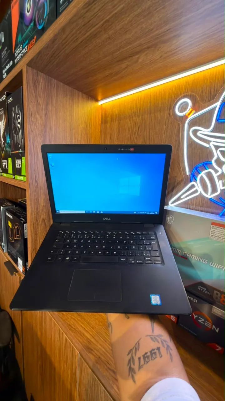 NOTEBOOK DELL I3 7100U EXCELENTE PARA TRABALHO - Foto 2