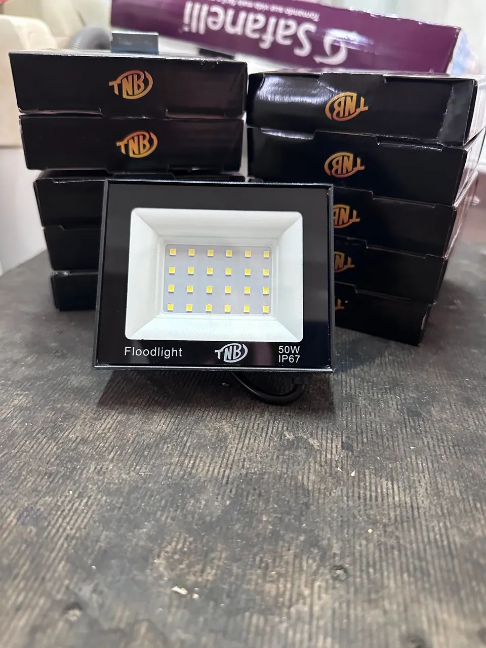  5 refletores 50w slim combino entrega e parcelo 