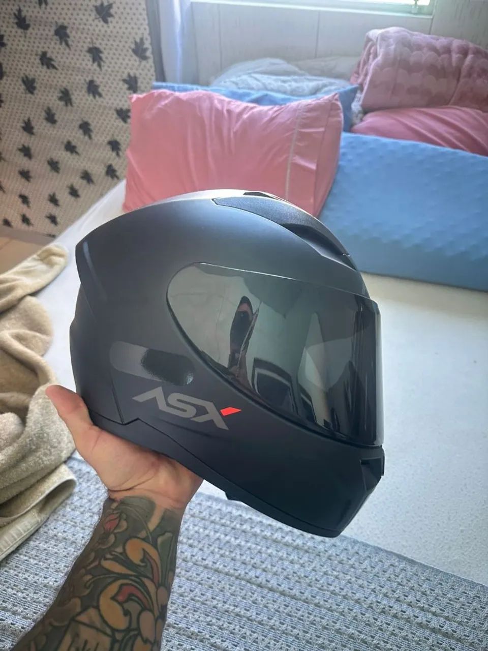 Capacete asx 600 Reias acompanha o Intercomunicador. - Foto 2