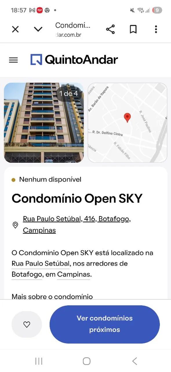 Apartamento no Botafogo - excelente localização 