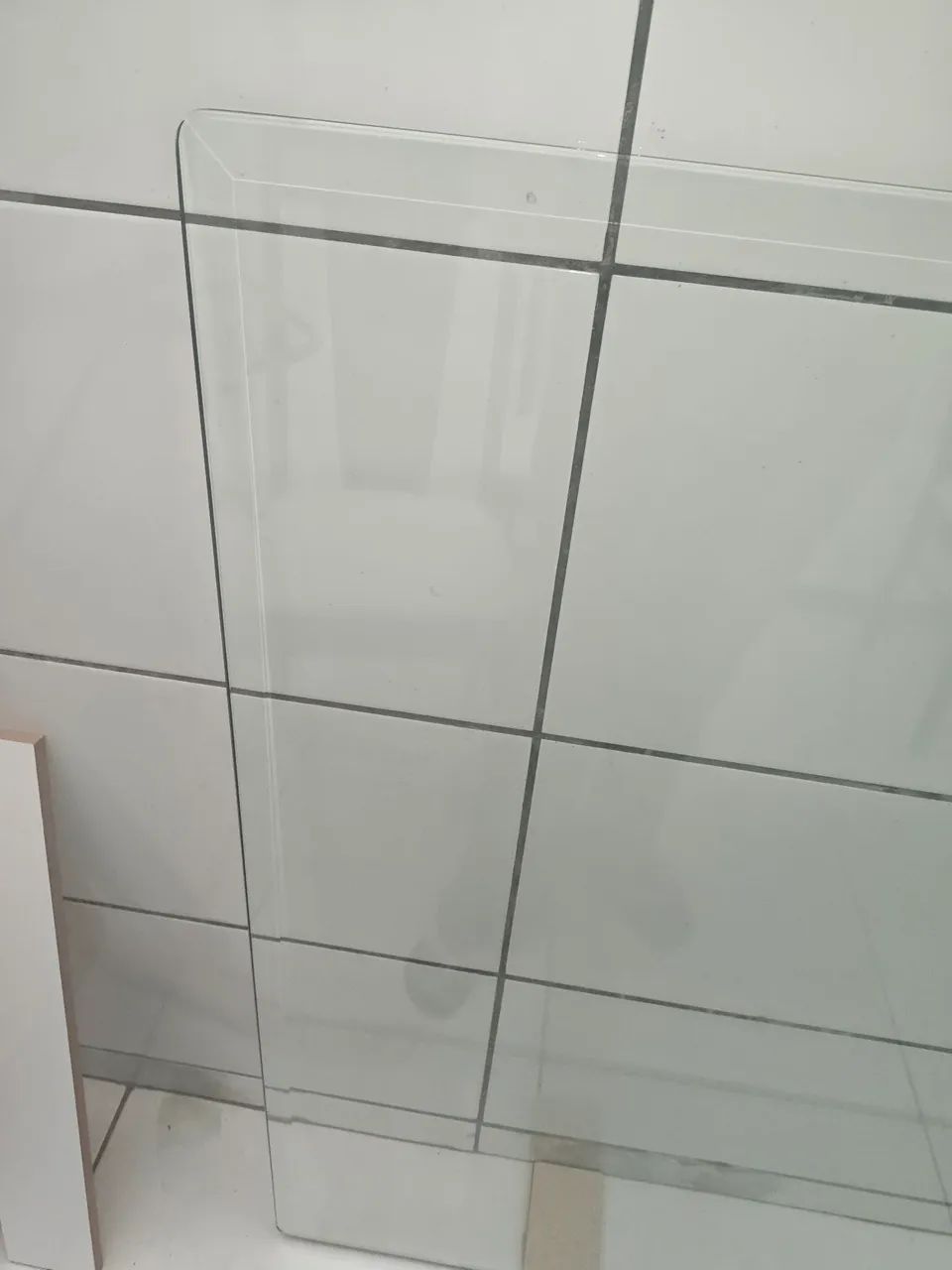 Tampo de mesa de vidro 200x110 com bisote - Foto 2