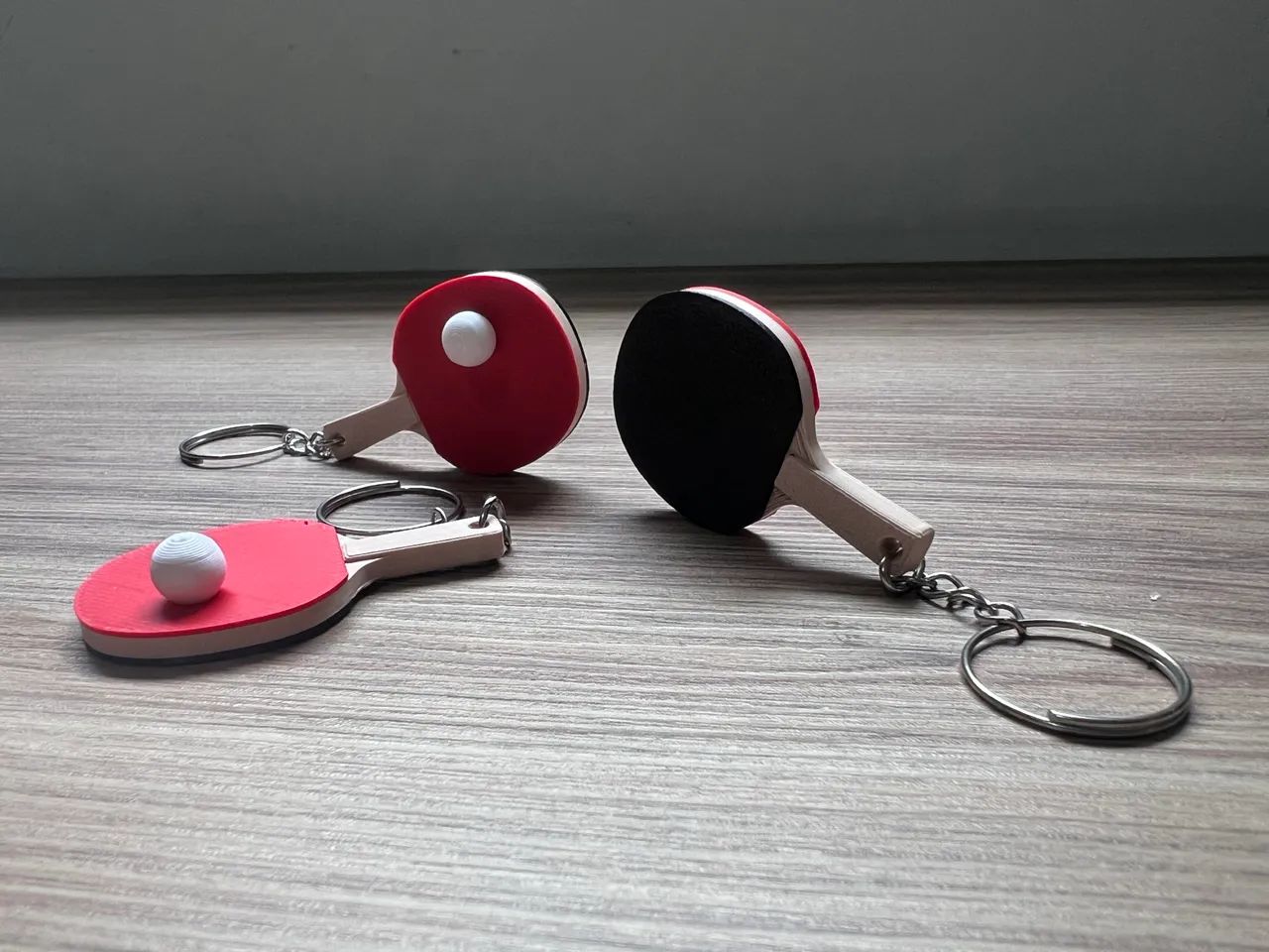 Chaveiro raquete tênis de mesa