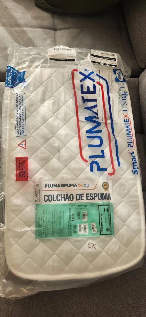 Mini colchão de espuma LACRADO para mini berço - Foto 2