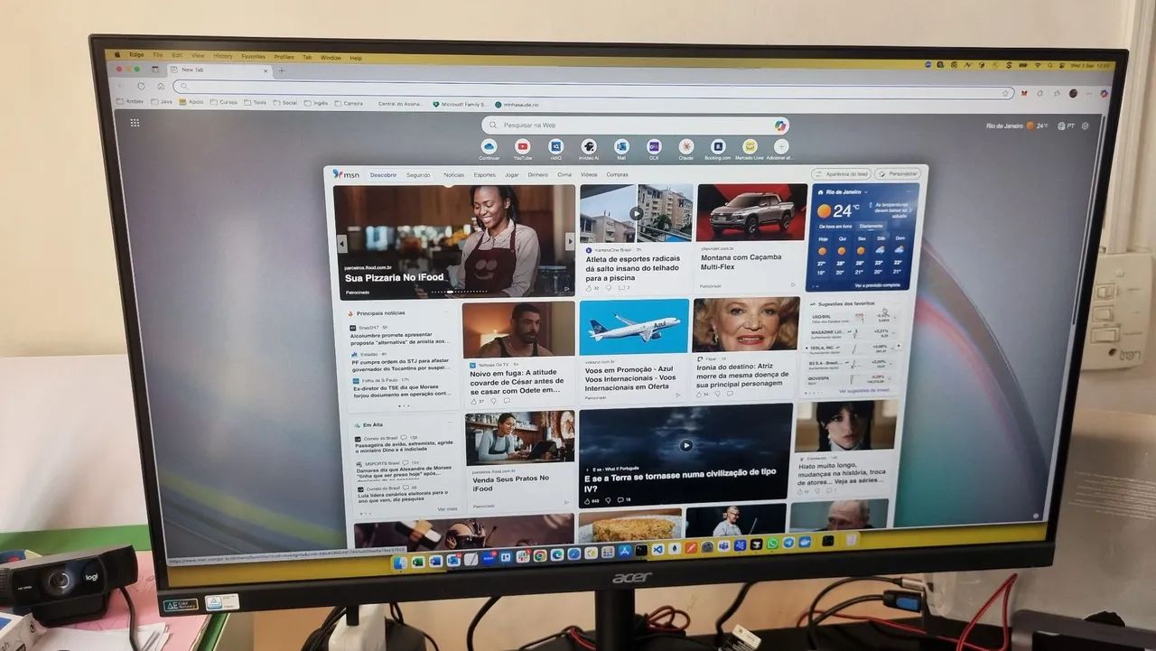 Monitor Gamer Acer Nitro XV280K 28" 4K - Foto 5