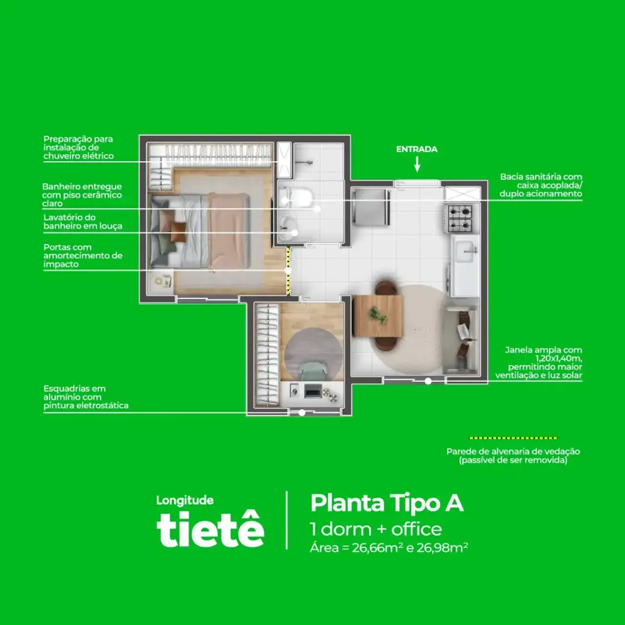 PLANTA 26m²