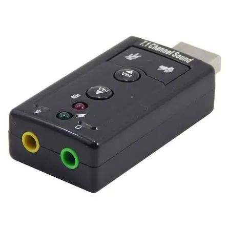 Placa de áudio USB//entrega gratis 