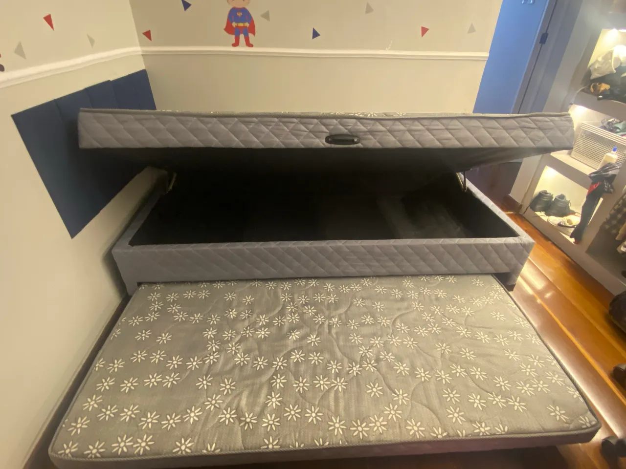 Cama box de solteiro com baú  - Foto 2