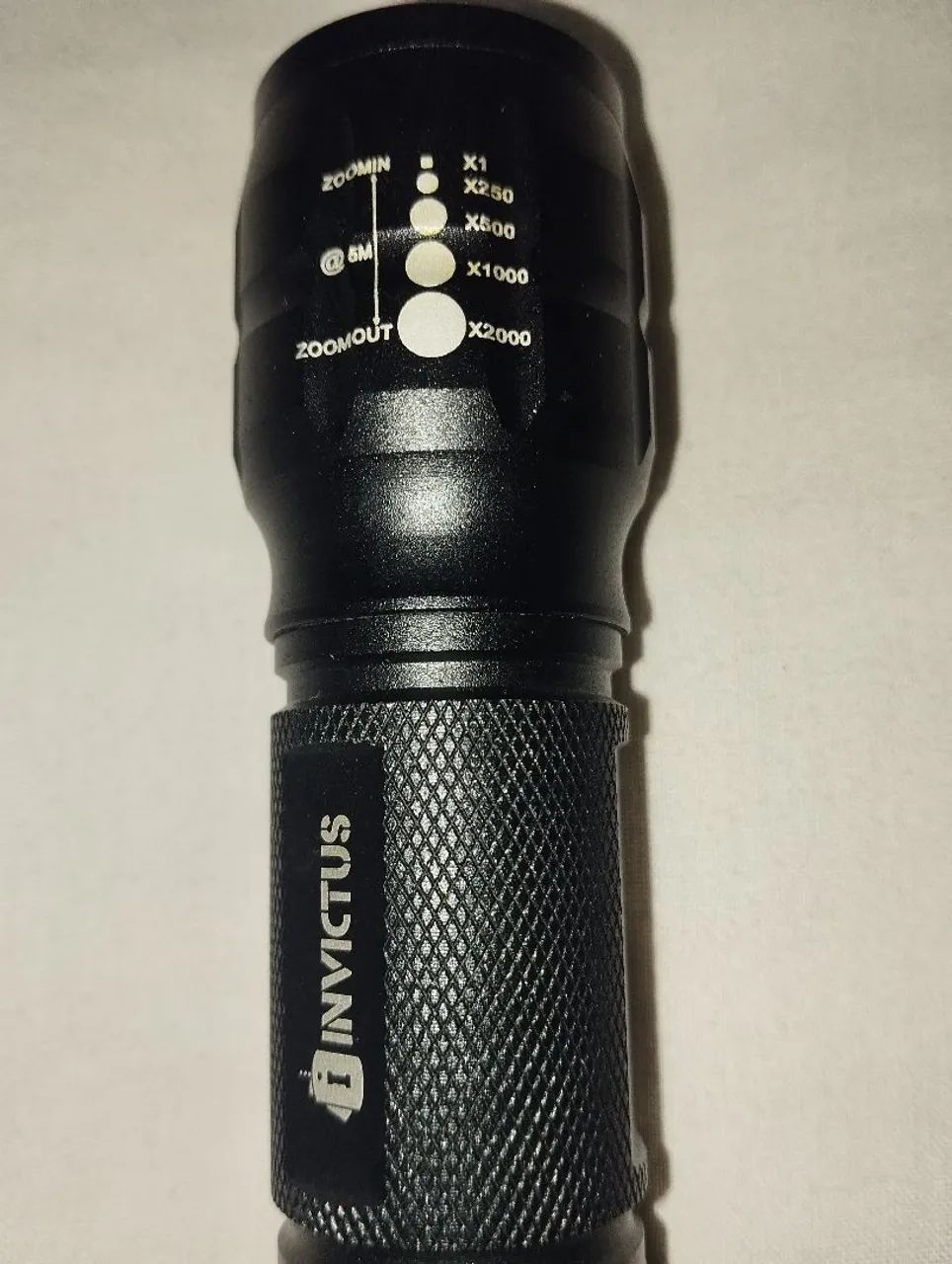 Lanterna Tática Invictus One (Utiliza 3 pilhas AAA) - Pouco usado - Foto 4