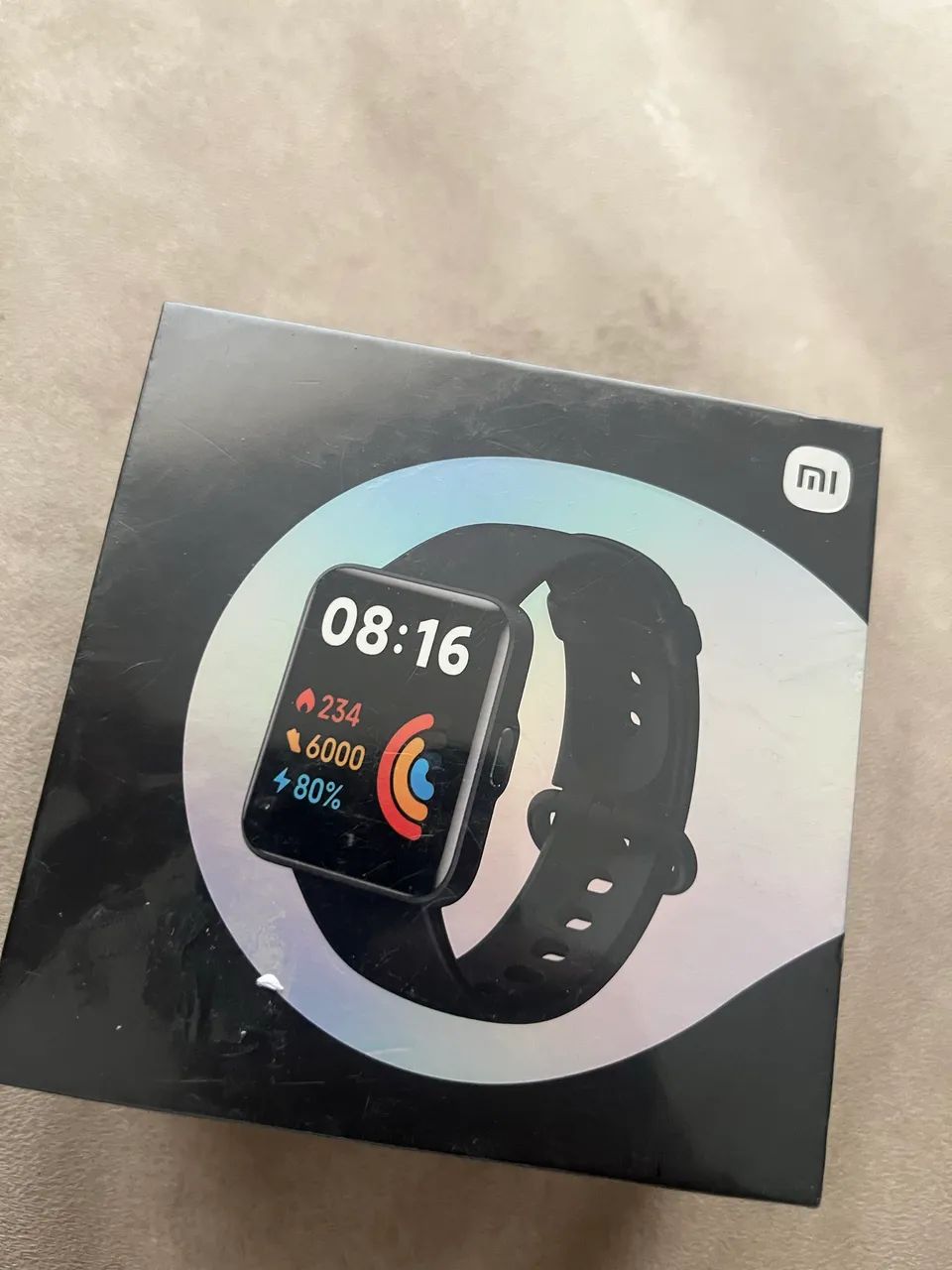 Xiaomi Lite Redmi Watch 2 Lite tela de 1.55" com pulseira de tpu - cor black 