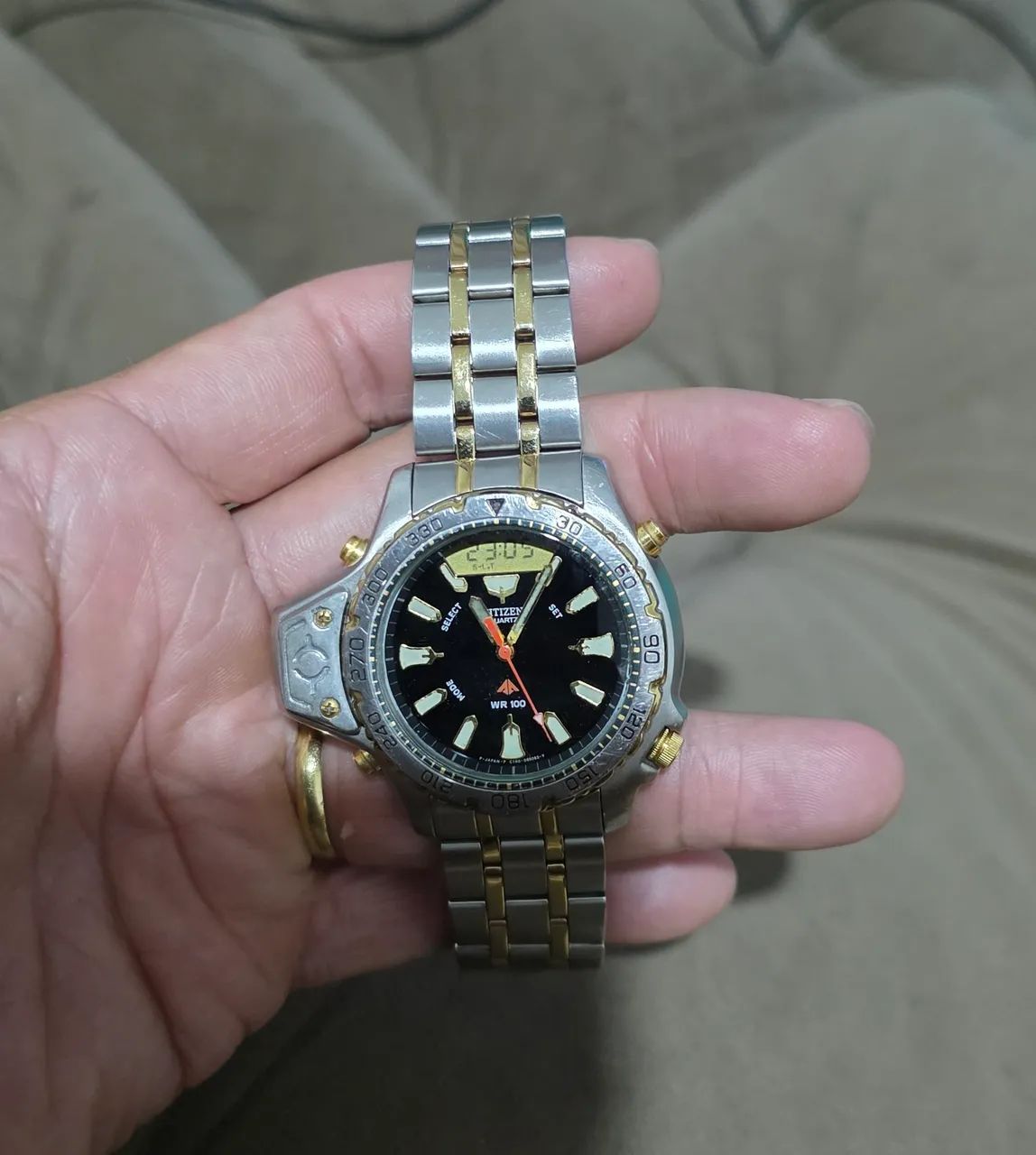 Relogio Raro Citizen altimeter  - Foto 2