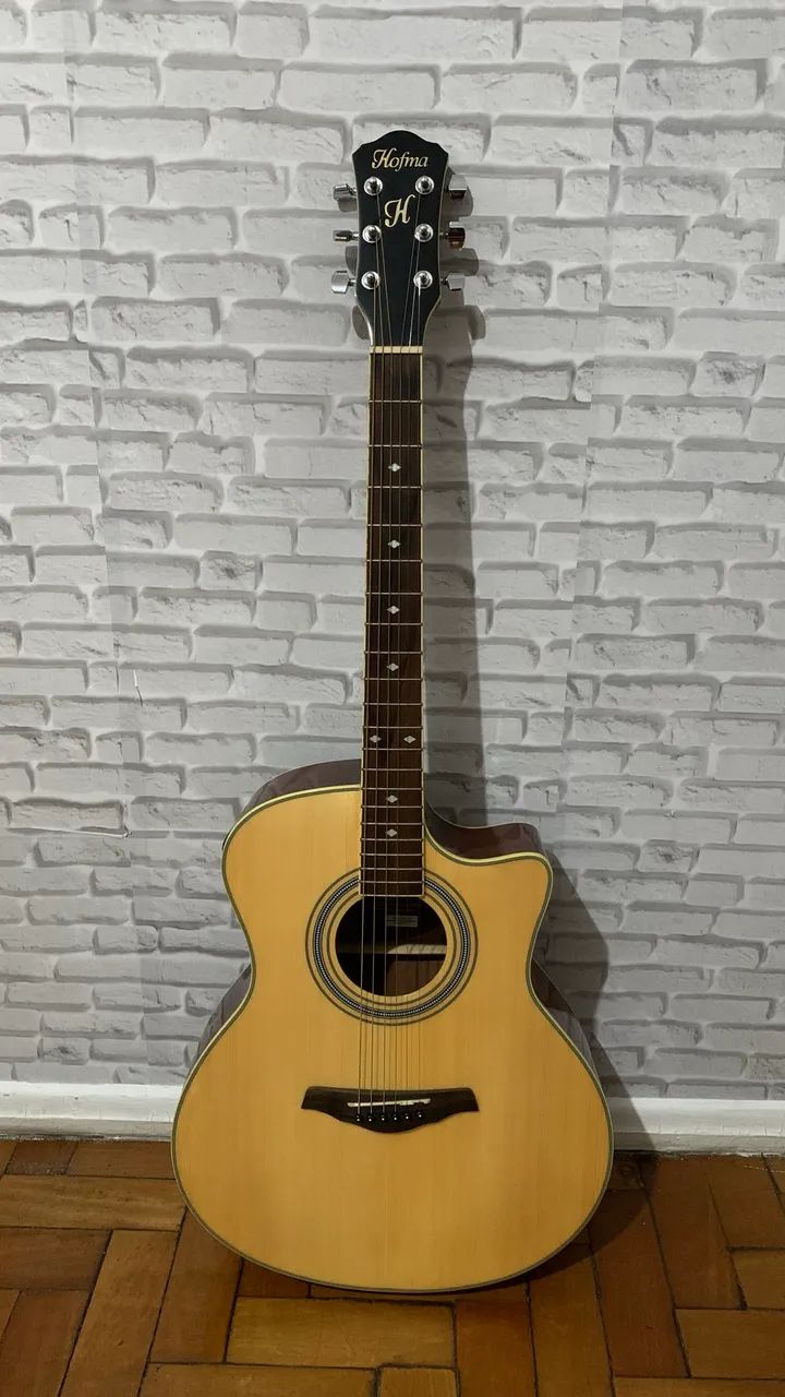 Violão Elétrico Hofma HMA-260 NT Usado