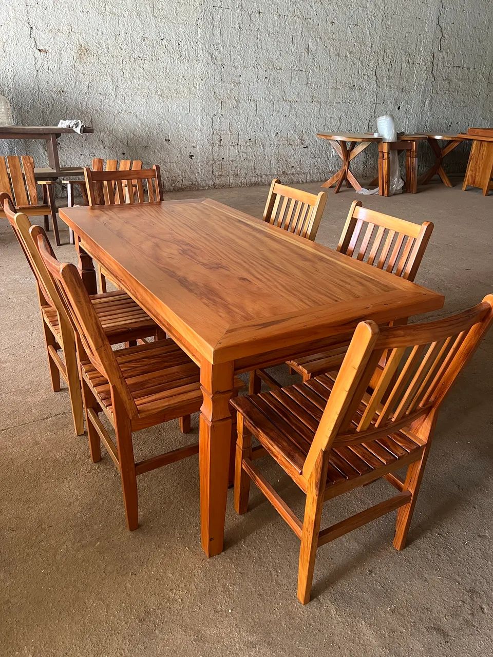 Mesa de jantar madeira demolição 