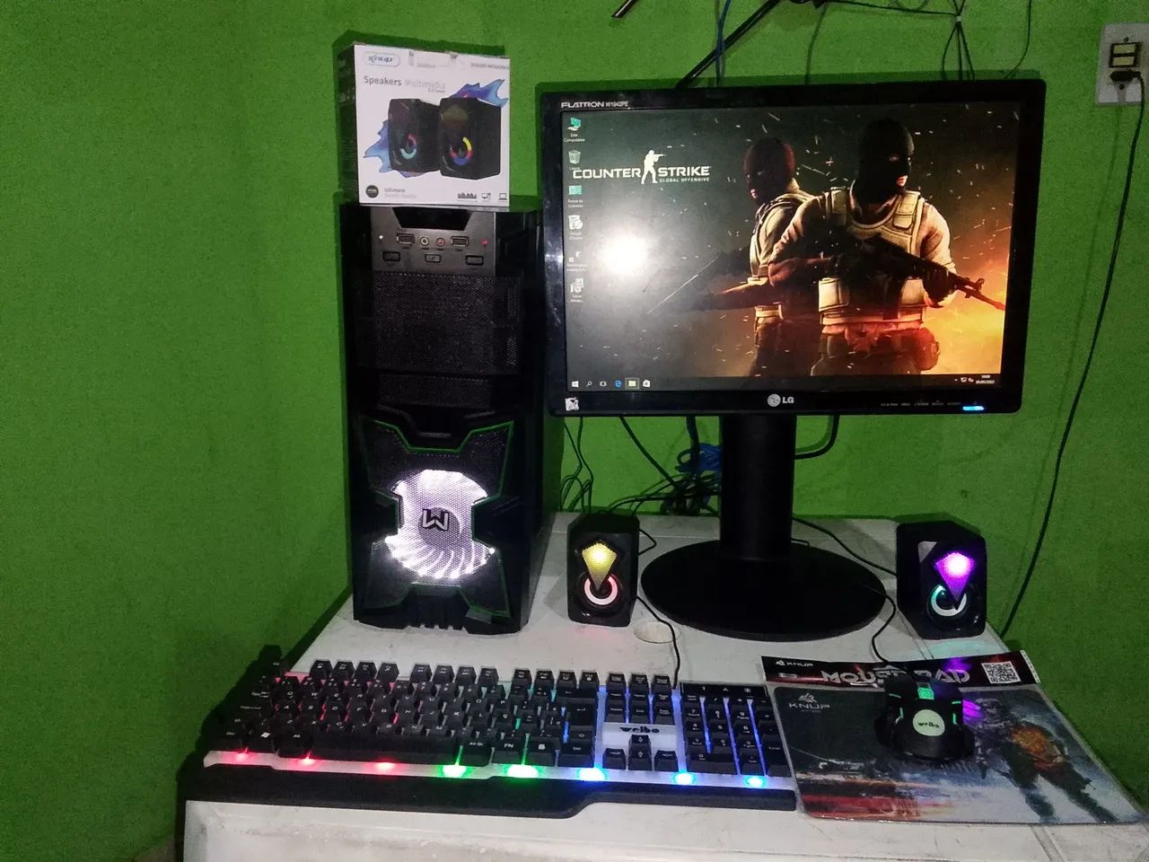 CPU completa core i7 +16ram + tela 19