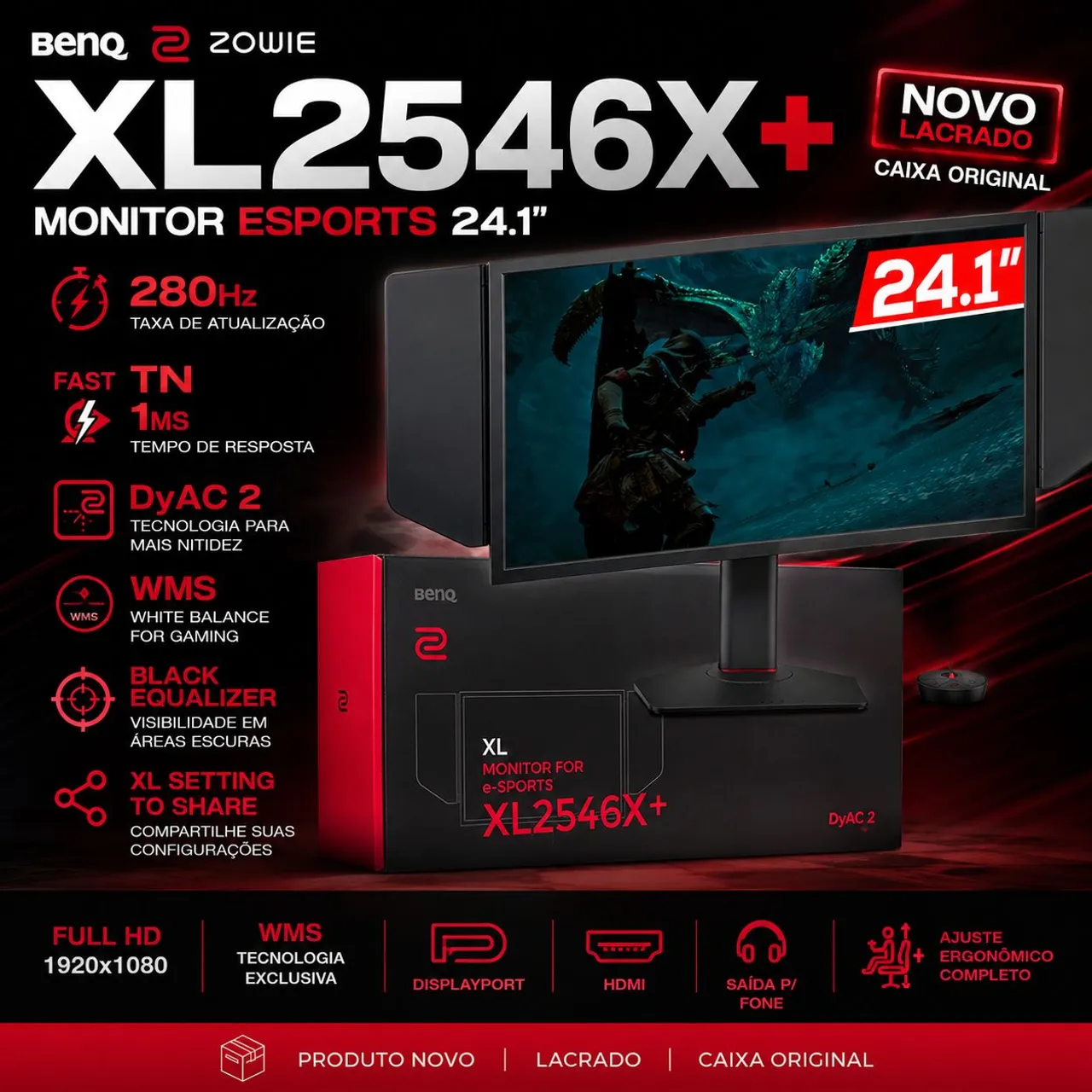 monitor benq rl2455