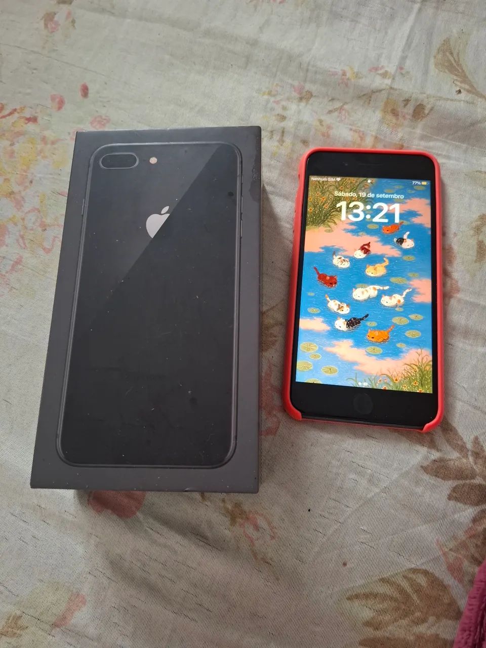 iPhone 8 plus preto 64 gigas 