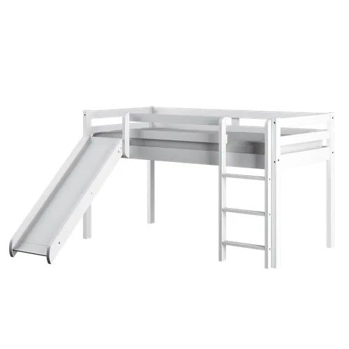 Cama alta infantil com escorregador e escada/MDF  - Foto 2