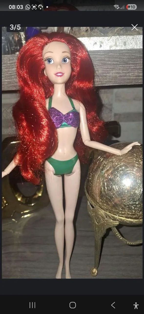 Boneca barbie aríel Sereia  - Foto 2