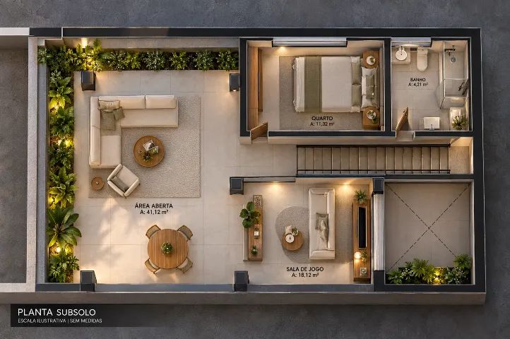 CASA EM CONDOMÍNIO COM 4 QUARTOS - EM CONSTRUÇÃO  - Foto 3