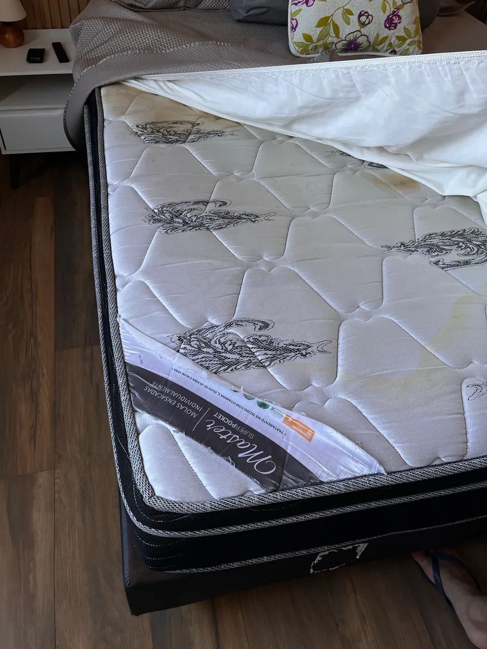Cama com Colchao Queen Ortobom Master Superpocket Molas Ensacadas - Foto 4