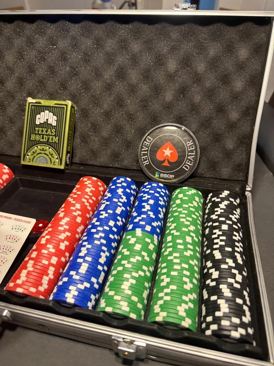 Maleta de poker 500 fichas  - Foto 4